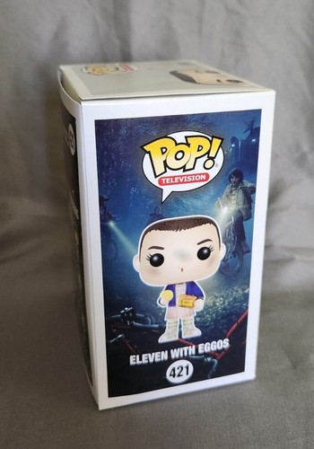 Eleven with Eggos Chase Funko Pop Stranger Things #421 NEW READ - Picture 4 of 7