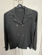 Marks And Spencer’s Grey Buttoned Fleece Jacket Size 10