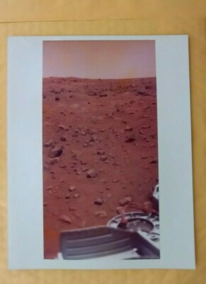 photograph of Mars, Viking Orbiter 1 kodak verso jpl caption letter 