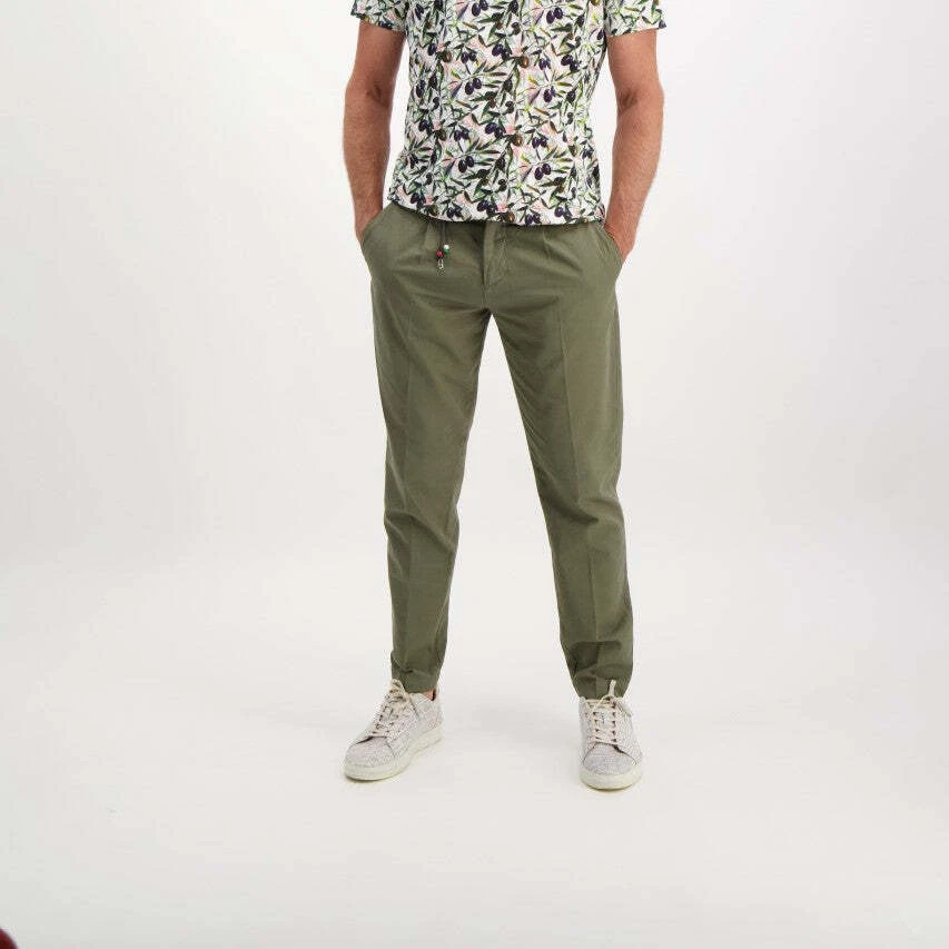 A Fish Named Fred - Casual Chino - Peached Twill - Sage Green