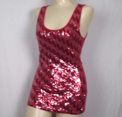 charlotte russe red sequin dress Charlotte Russe Sequin Dress Size Medium Womens Blue Silver B;ack Short Sleeve