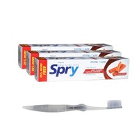 Spry Cinnamon Xylitol Toothpaste Non-flouride 5 Oz (3) Bundle With Sofresh To... on sale Spry Cinnamon Xylitol Toothpaste Non-flouride 5 Oz (3) Bundle With Sofresh To... on sale