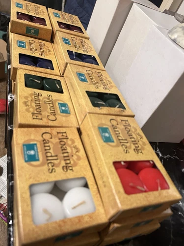 Superelite Floating Candles BULK Quantities - 8 Hr - mixed colours 6 x 4