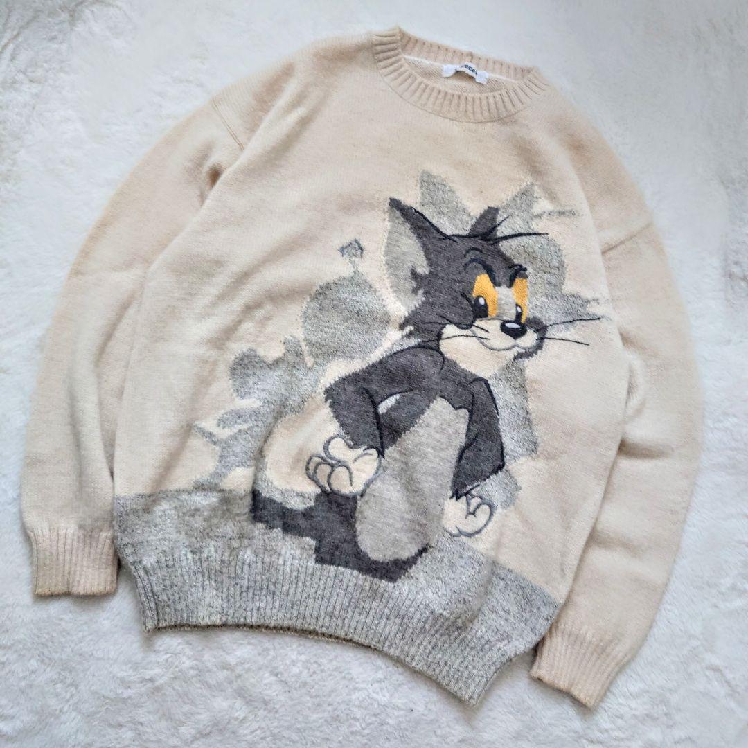 ICEBERG vintage tom&jerry knit Sweater size 2XL 90s 100 ICEBERG vintage tom&jerry knit Sweater size 2XL 90s 100