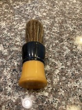 LN Vintage Fuller Horse Hair Shaving Creme Brush - Set in Rubber O USA Made