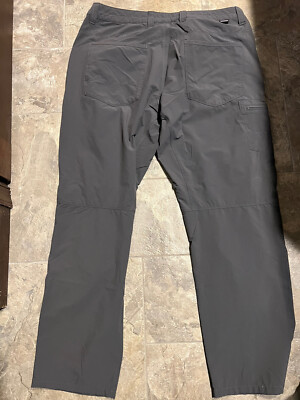 Patagonia Men's soft shell pants Size 36 Gray Grey flat front