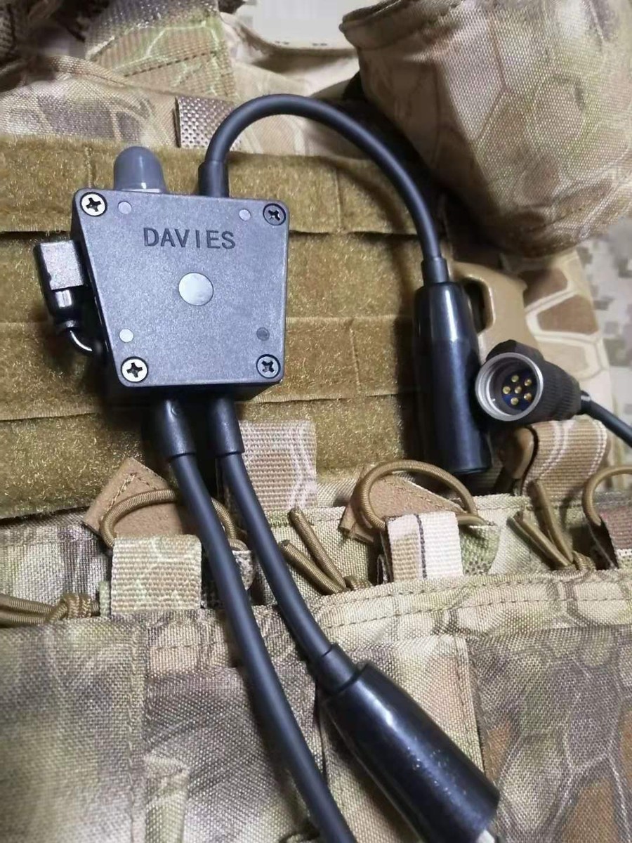 TCA New DIVIES E type PTT Push To Talk For PRC152 148 Radio