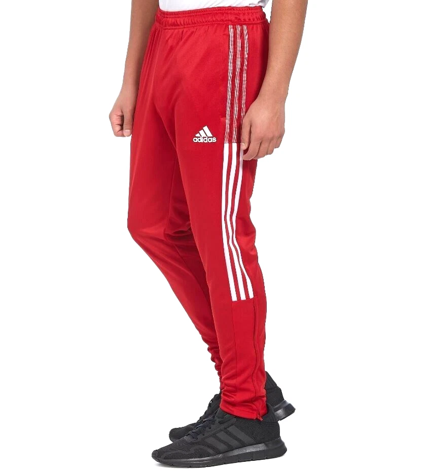 NEW MEN'S ADIDAS TIRO 21 SOCCER TRACK PANTS ~ SIZE XL #GT6841 RED