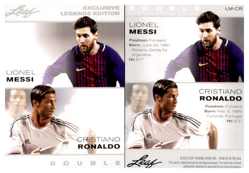 FIFA サッカーグッズ　メッシ、CR7、ルーニー、カカ Panini FIFA World Cup Trading Cards Lionel Messi Cristiano