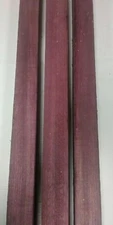 3 Pcs, Purpleheart Thin Stock 16x 2x 3/4 Woodturning Blank- Free US Shipping