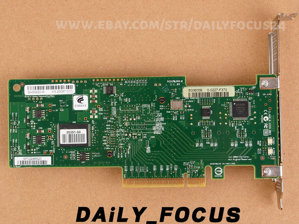 LSI 9220-8i 6Gbps FW:P20 9211-8i IT Mode HBA For IBM M1015 ZFS FreeNAS unRAID - Image 4 of 4