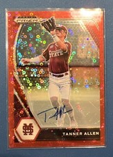 2021 Prizm Draft Picks Red Disco Tanner Allen /99 PDP118  AUTO