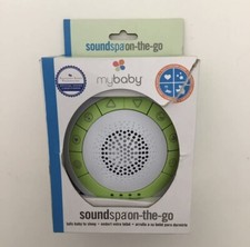 Homedics My Baby Sound Spa On-the-Go Portable Sound Machine 4 Soothing Sounds 