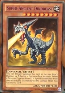 Super-Ancient Dinobeast - Red - DL17-EN004 - Rare - Unlimited Edition x3 - Near