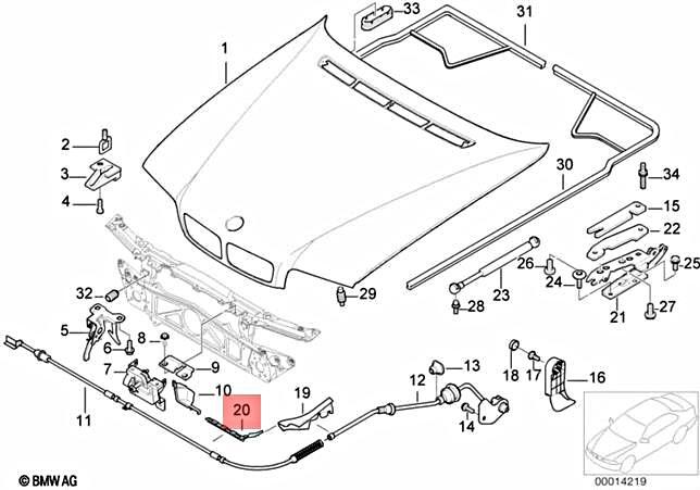 Genuine BMW E38 725tds 728i Left Bowden Cable Protective Strip 