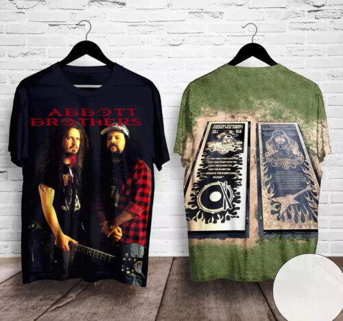 Abbott Brothers Vinnie Paul And Dimebag Darrell AOP 3D T-shirt