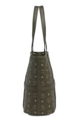 NW AUTH  MCM AREN VISETOS CAVAS SHOPPER TOTE SEA TURTLE RET$848 WHAT BARGAIN