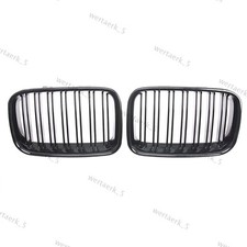Für BMW 3er E36 90-96 ALLE Nieren Grill Kühlergrill  Doppelsteg GLANZ SCHWARZ