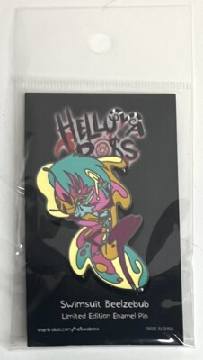 Helluva Boss Swimsuit Beelzebubb Pin NEW/VHTF