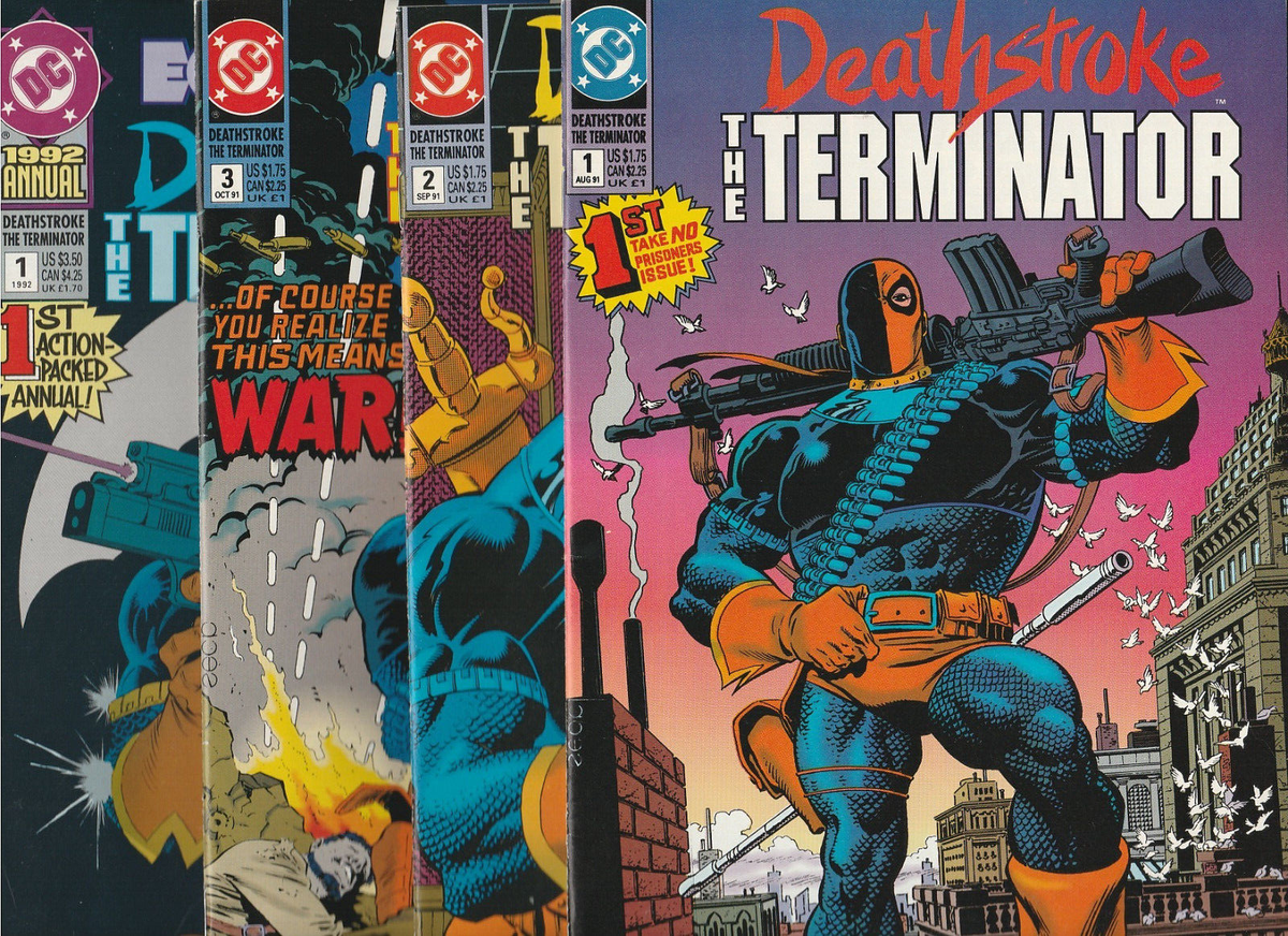 Deathstroke the Terminator 1 2 3 & 1st Annual NM NM+ VF+ DC Comics