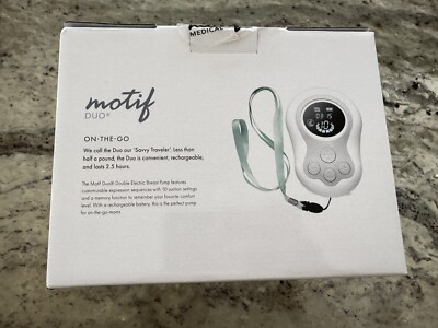 Motif Duo Double Electric Breast Pump New Open Box READ!