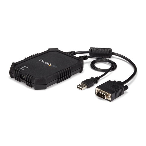 StarTech NOTECONS02X Laptop-zu-Server KVM-Konsole mit robustem Gehäuse TAA Comp