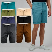 Mens Chino Shorts Cotton Summer Casual Jeans Cargo Combat Half Pants Casual New