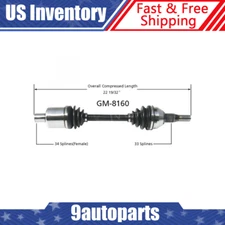 Fits 2001-2005 Buick Rendezvous Pontiac Aztek Front Left CV Axle CV Joint