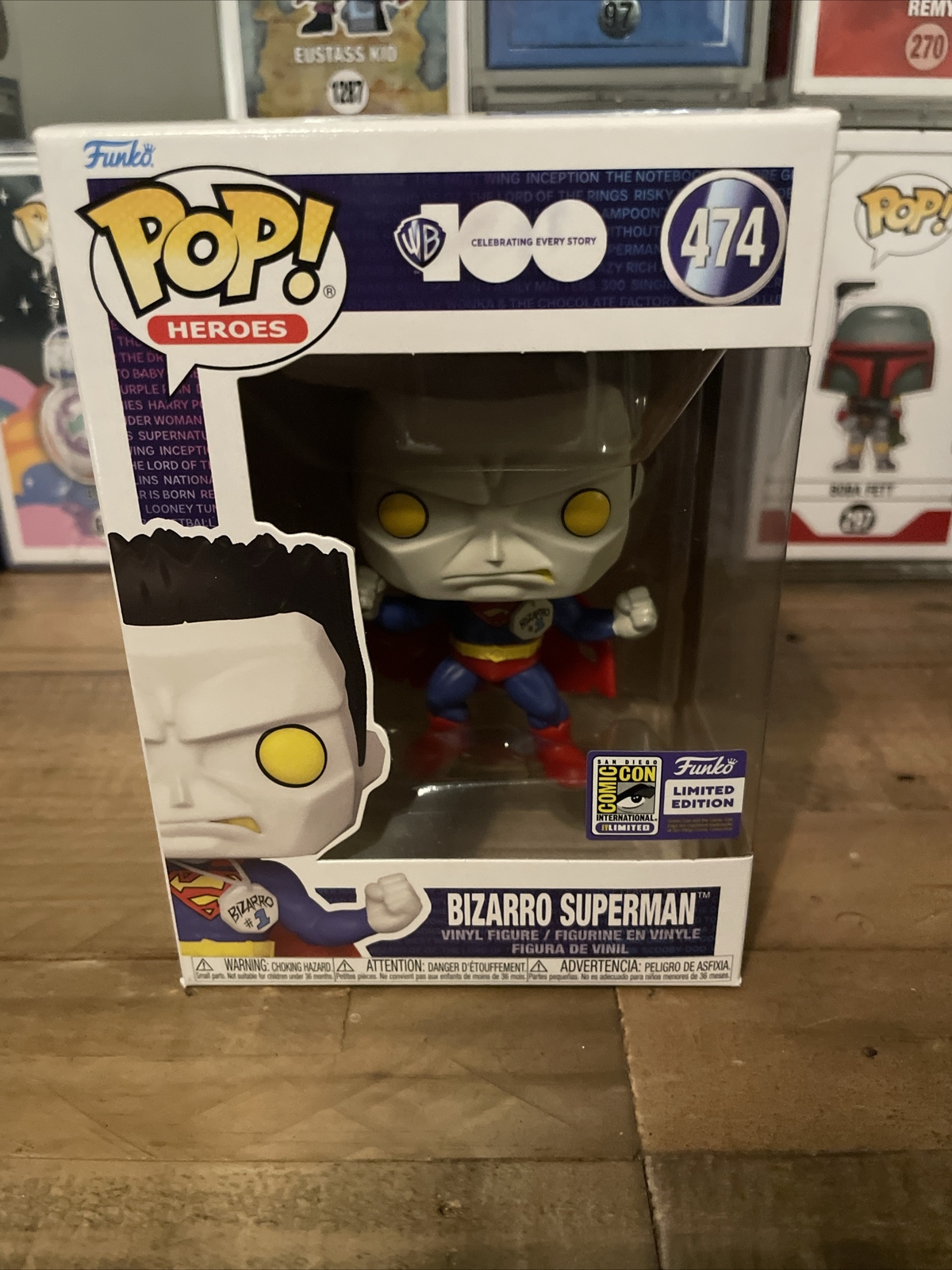 Funko Pop! Heroes SDCC Limited Edition Bizarro Superman #474