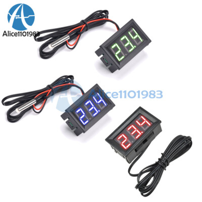0.56 inch DC 4-30V Digital Thermometer -50 ~120  NTC Temperature Sensor Probe