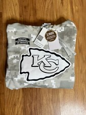 Authentic Nike Kansas City Chiefs 2024 Salute to Service Pullover Hoodie New L