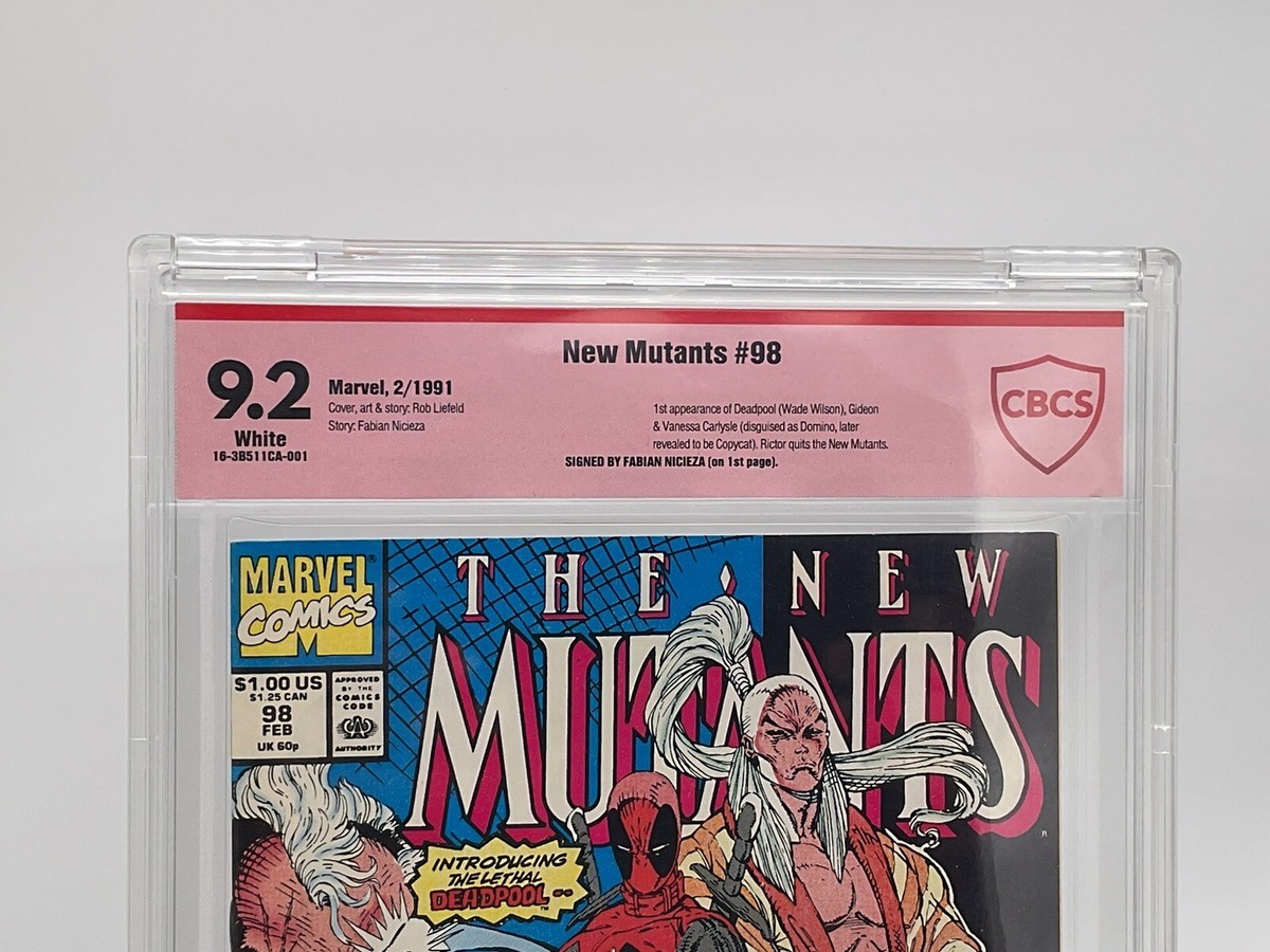 The New Mutants 98 CBCS 9.2 Signed Fabian Nicieza 1991 | eBay