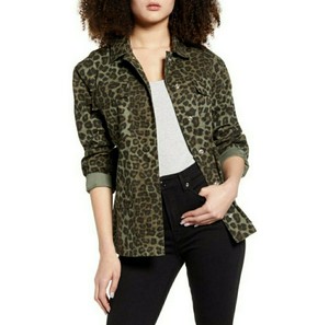 leopard utility jacket