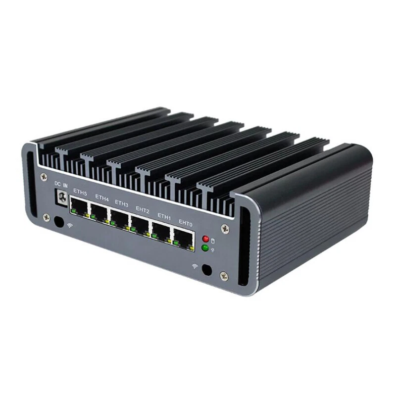 Lüfterloser Mini Compute 3865U /3867U 6 LAN Firewall PC Soft Router Unterstützung pFsense - Bild 4 von 4