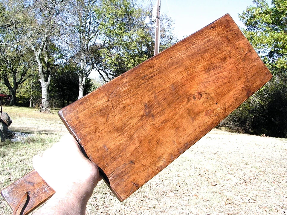 Primitive Wooden Bread paddle board wall hang, 2980 - Image 3 of 4