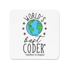 World's Best Coder Fridge Magnet Funny Joke Favourite Computer PC