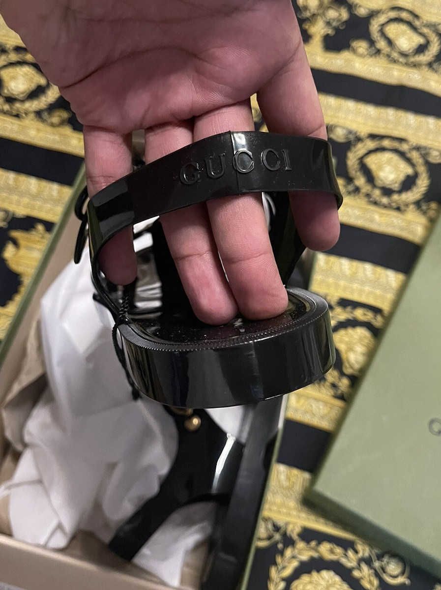 GUCCI ブラックミュール 中古・古着通販】GUCCI (グッチ) ミュール ブラック サイズ:38
