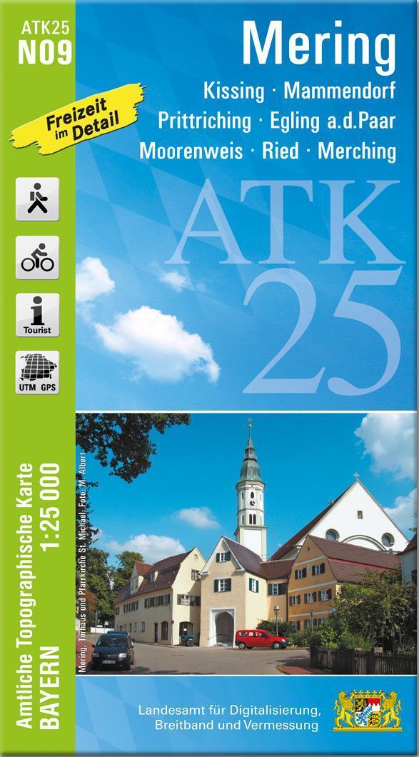 Mering 1 : 25 000 | Digitalisierung | (land-)karte | Deutsch | 2021