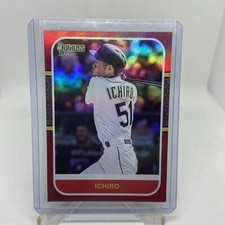 Ichiro Seattle Mariners 2021 Donruss Holo Red #244