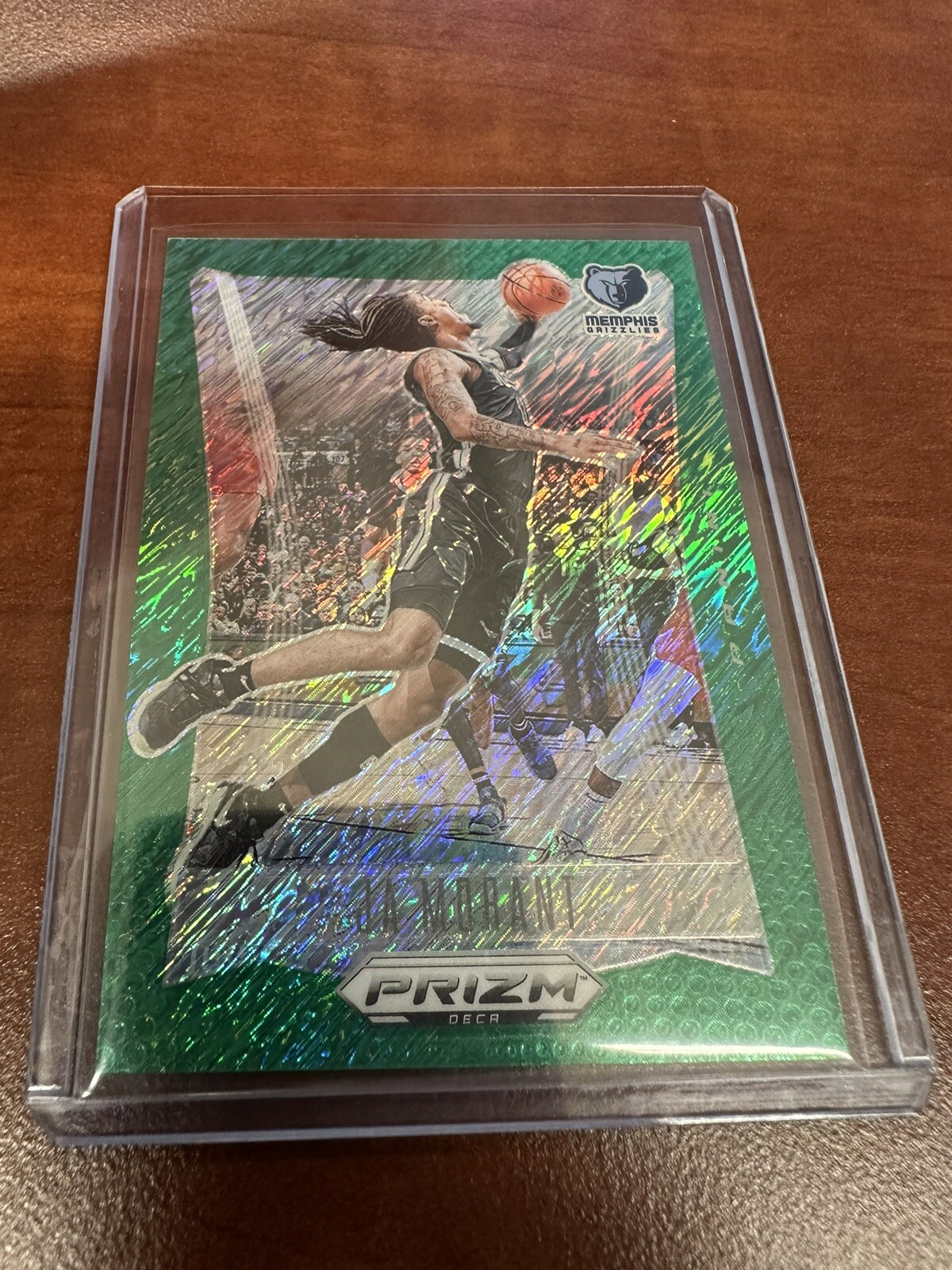 2023 PANINI PRIZM DECA JA MORANT GREEN SHIMMER /12 - NO. 140