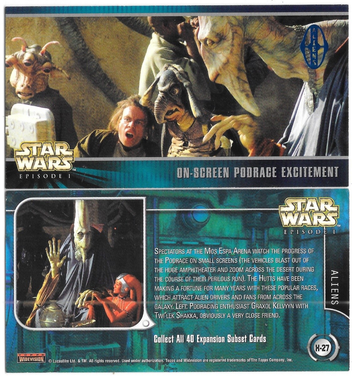 Star Wars Episode I Widevision Expansion Subset Cards Topps 1999 YOU CHOOSE CARD - Picture 26 of 38