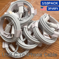 1/10x 20W PD NEW USB C Fast Charger Cable For iPhone 11 12 13 14 Type C Cord Lot