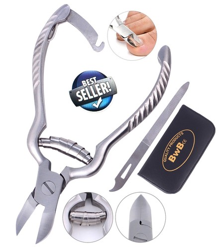 Professional Toe Nail Cutter Clipper Nippers Chiropody Heavy Duty - Thick Nails - Picture 7 of 67