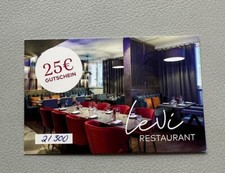 GUTSCHEIN über 25 EURO für Levi Restaurant im Hotel Leonardo Royal Nürnberg
