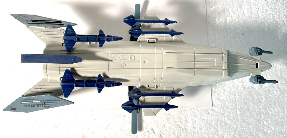 jiyong☆88 GI Joe 1988 Skystorm X-Wing Chopper Complete Vintage Vehicle (Read