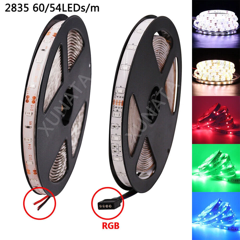 5M LED Stripe Streifen 12V Weiß RGB RGBW RGBWW 4in1 SMD 5050 2835 Band Leiste - Bild 4 von 4