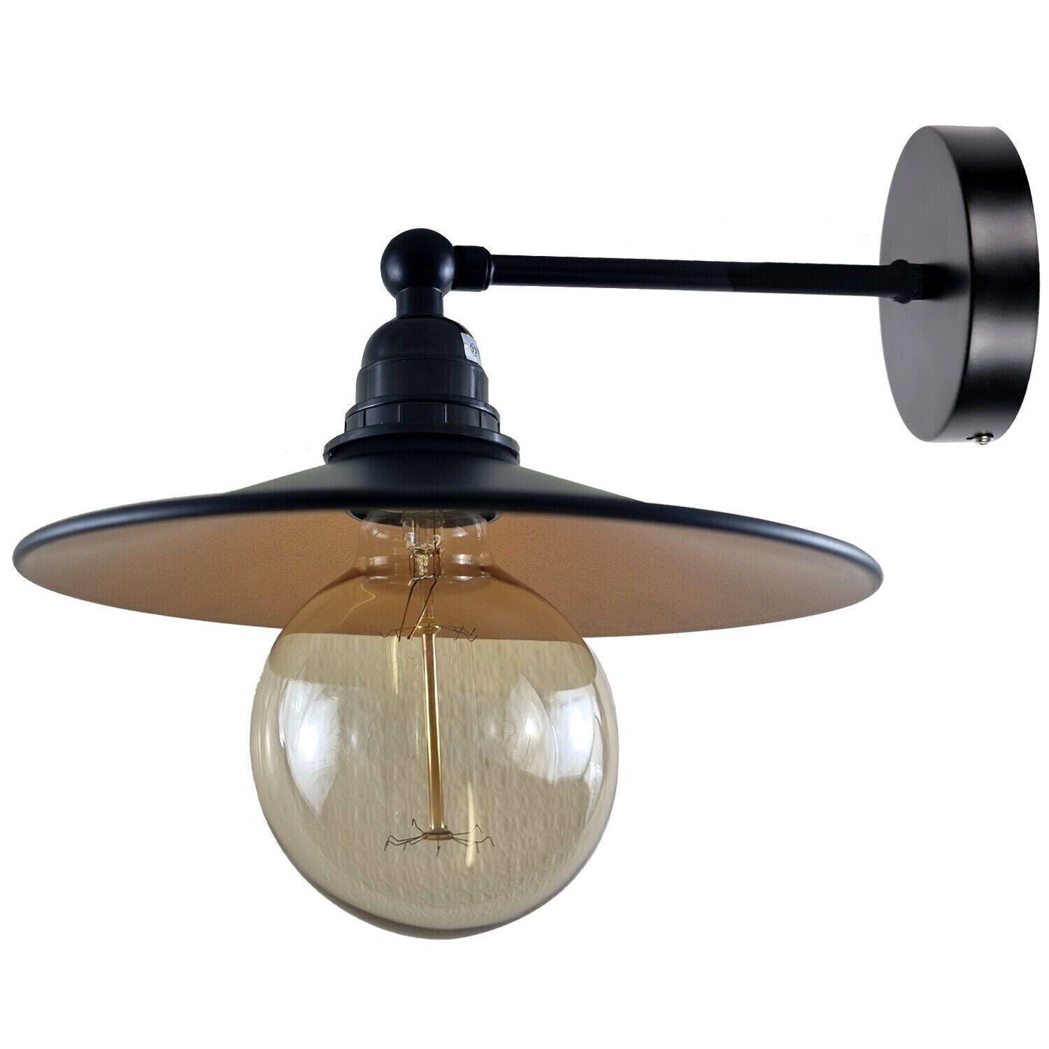 Vintage Retro Industrial Wall Lamp Shade Metal Lampshade Wall Sconce