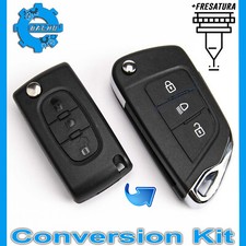 CHIAVE GUSCIO LUCE PER CITROEN C2 C3 C4 JUMPY PEUGEOT 207 307 407 + FRESATURA