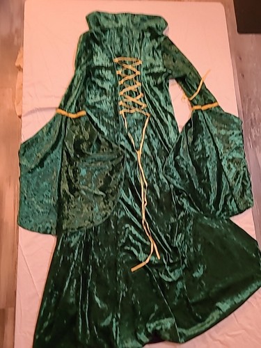 Women's Disney Hocus Pocus Winifred Sanderson Costume LARGE Complete Robe Wig - Picture 7 of 15