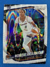 2025 #98 Monique Akoa Makani Panini Prizm WNBA White Seismic Prizm Mercury RC